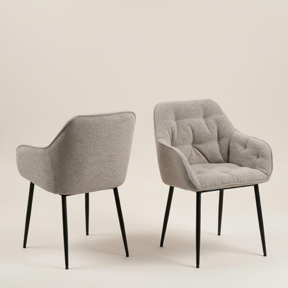 Hearth Dining Chair in Beige Set of 2
