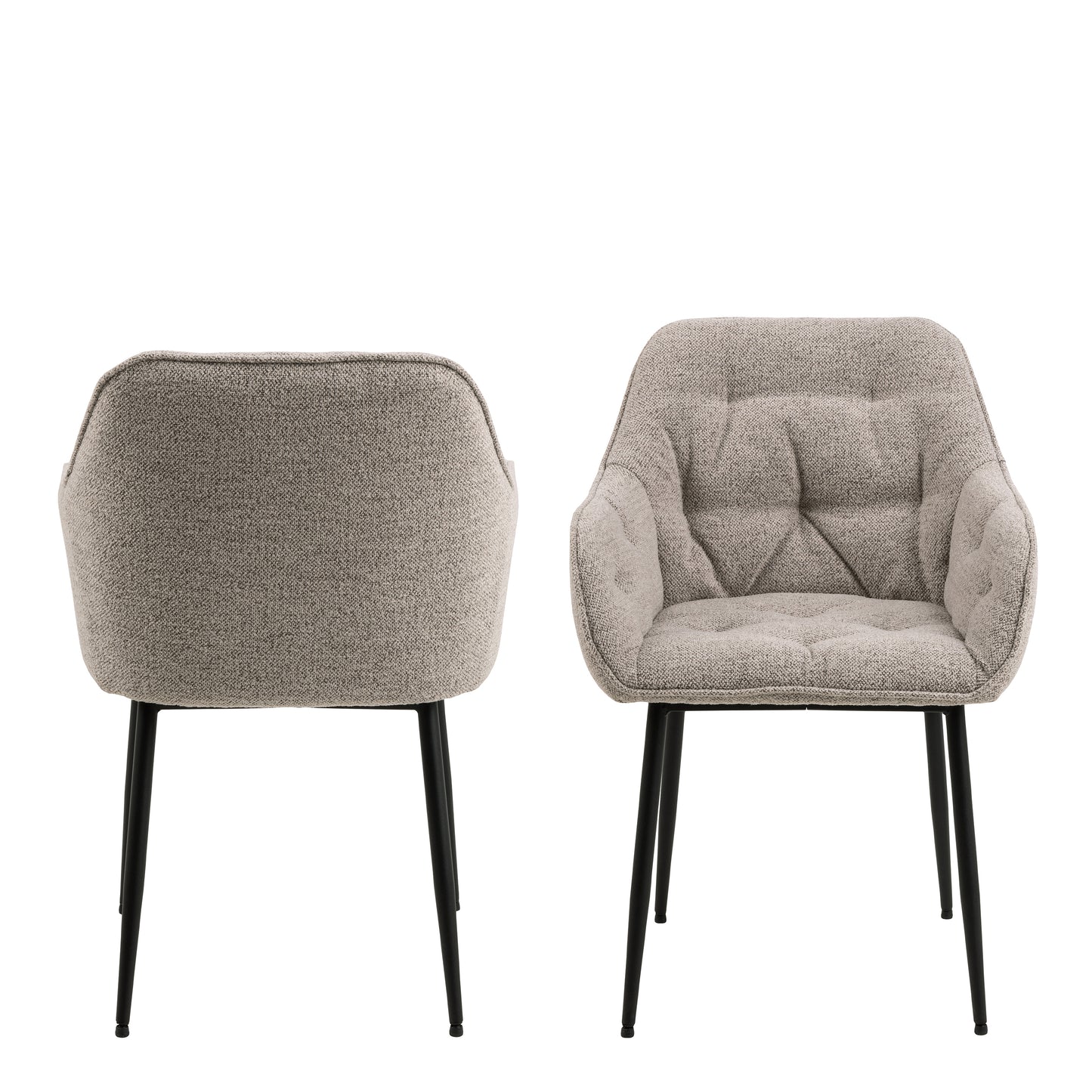 Hearth Dining Chair in Beige Set of 2