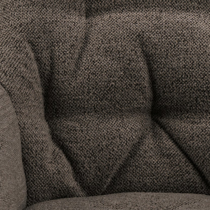 Hearth Dining Chair with Armrest in Taupe Set of 2