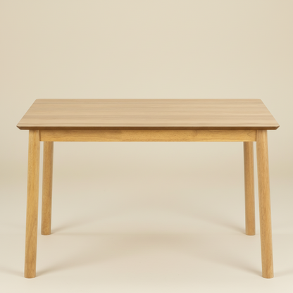 Barlow Rectangular Dining Table in Matt Oak 120x74.8cm
