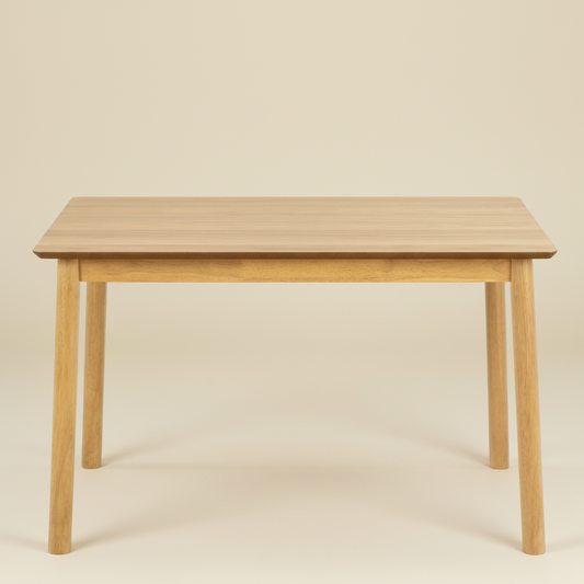 Barlow Rectangular Dining Table in Matt Oak 120x74.8cm