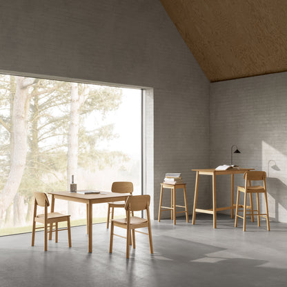 Barlow Dining Chair in Matt Oak Set of 2