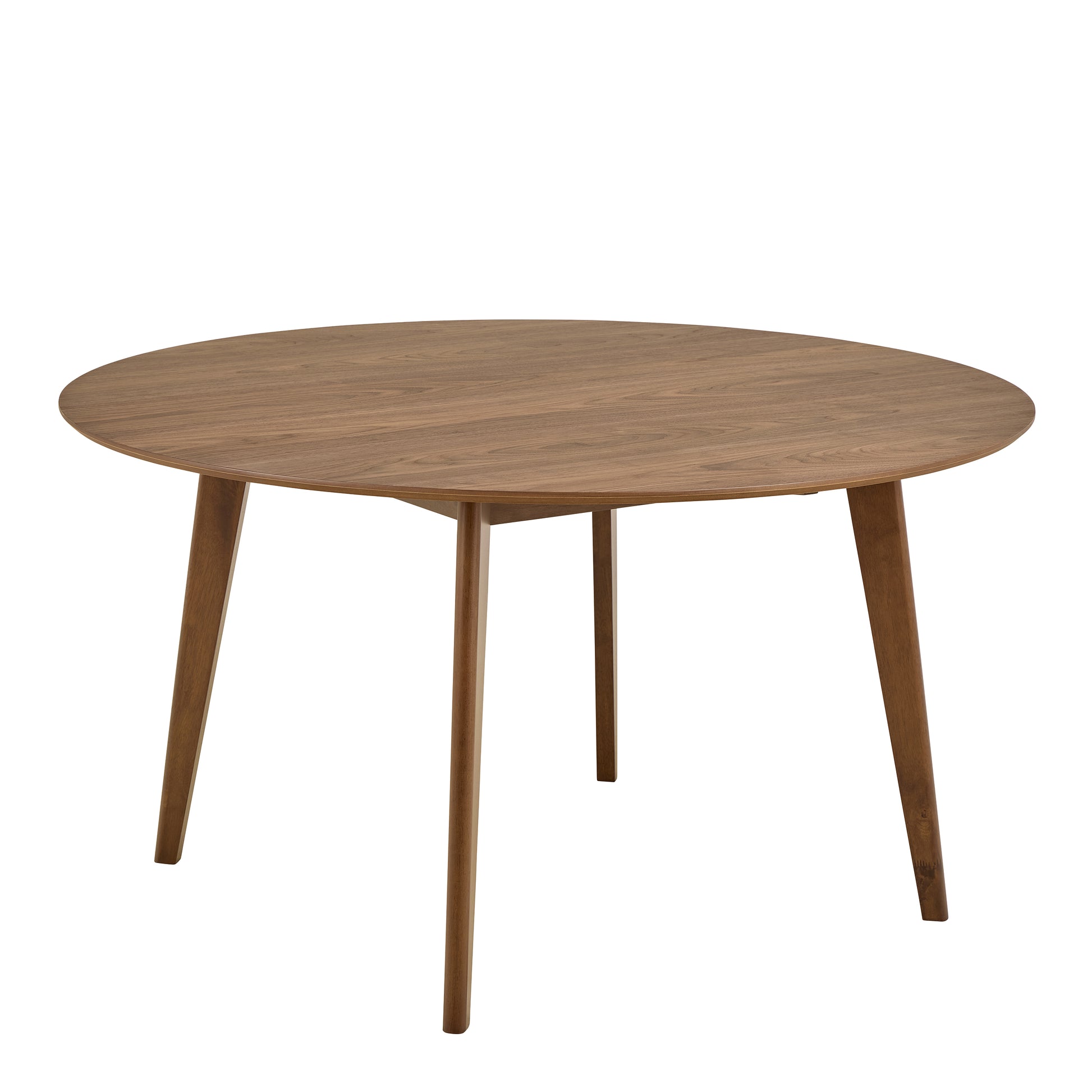 Walnut  round dining table 140cm