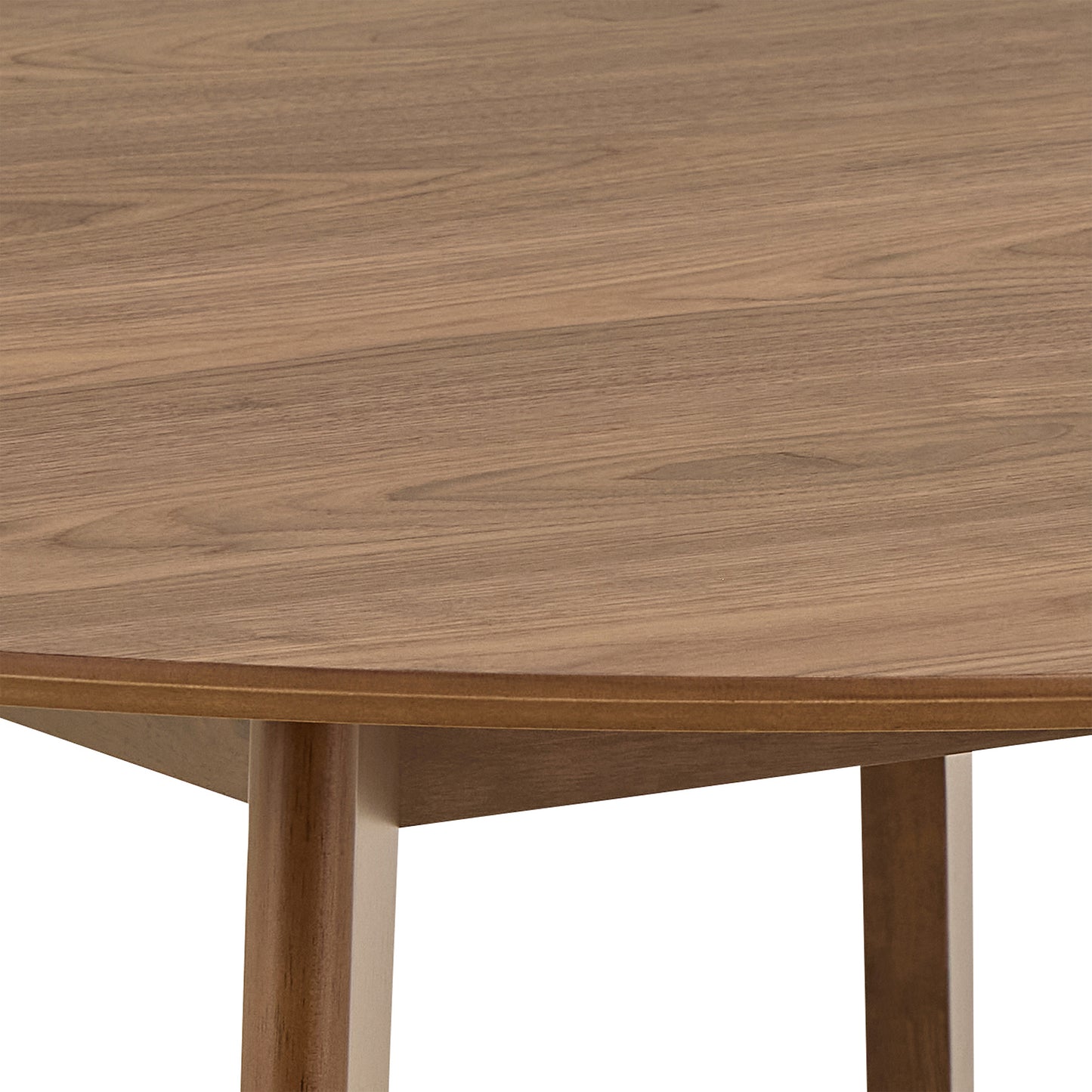 Orion Round Dining Table in Walnut 140cm