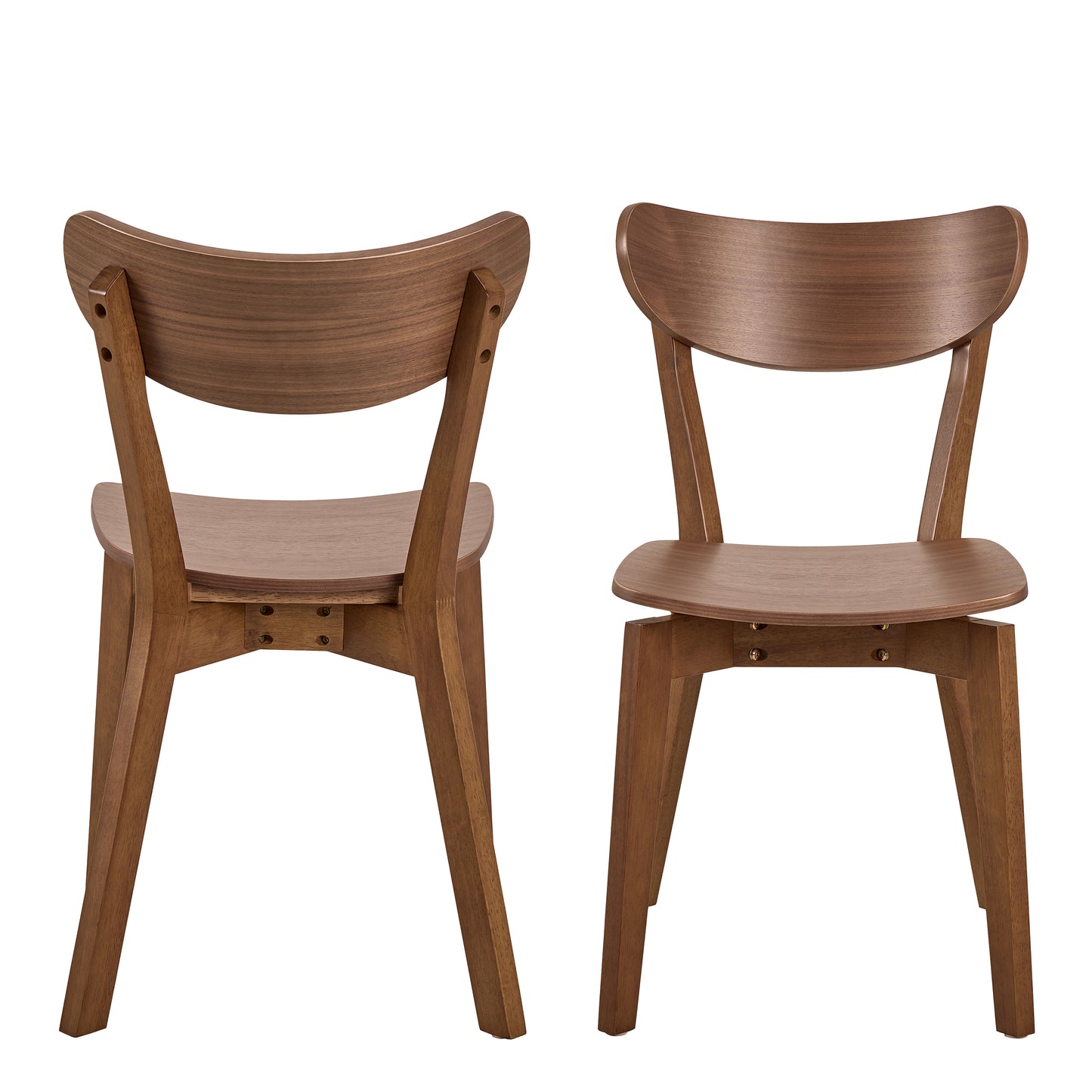 Orion Dining Chairs in Walnut Set of 2