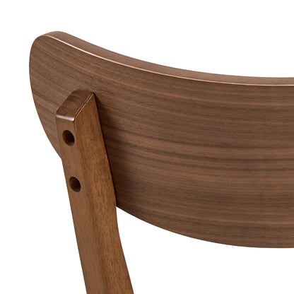 Orion Dining Chairs in Walnut Set of 2