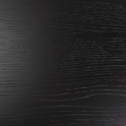 Orion Round Dining Table in Matt Black 120cm