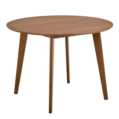 Orion  Round Dining Table in Walnut 120cm