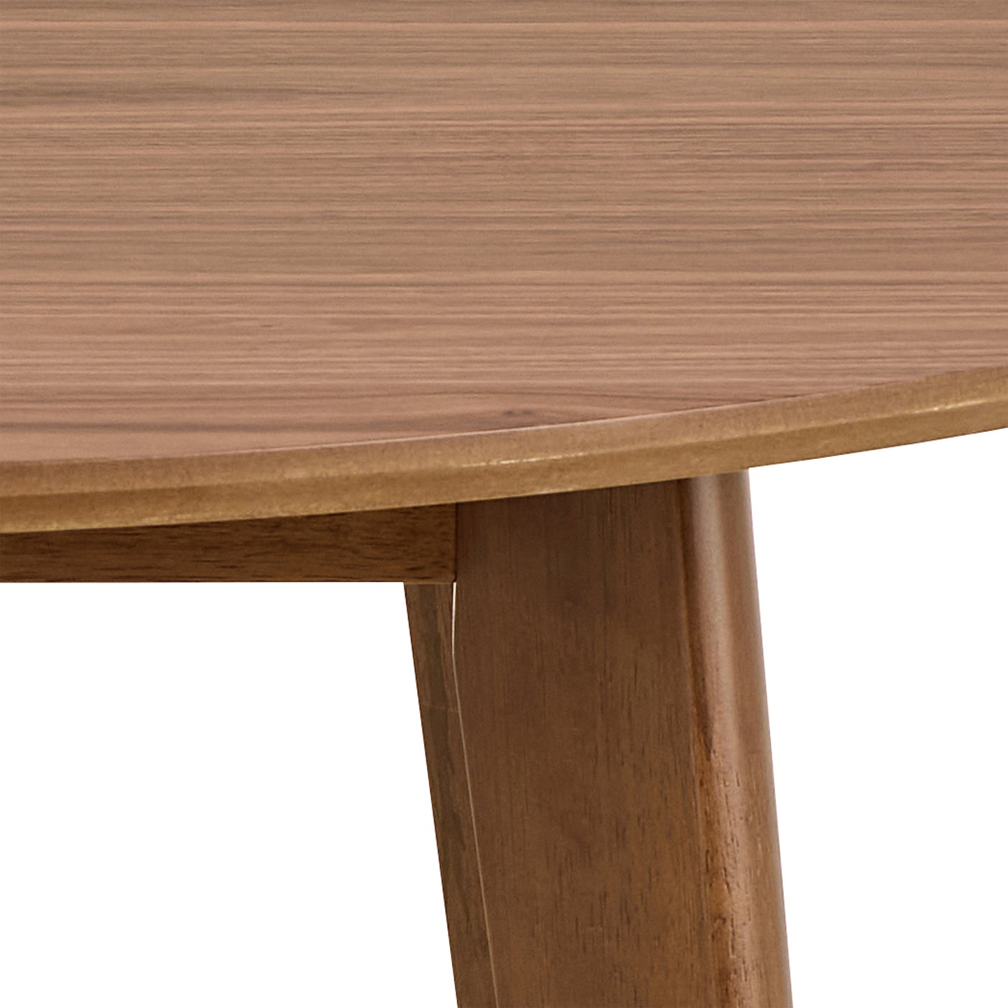 Orion  Round Dining Table in Walnut 120cm
