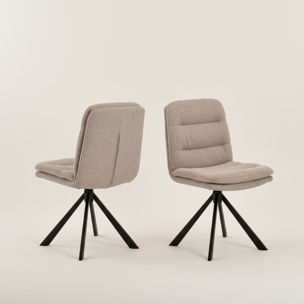 Dean Beige Dining Chair Set of 2