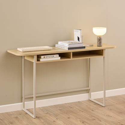 Arden Console Table in Grey and Oak