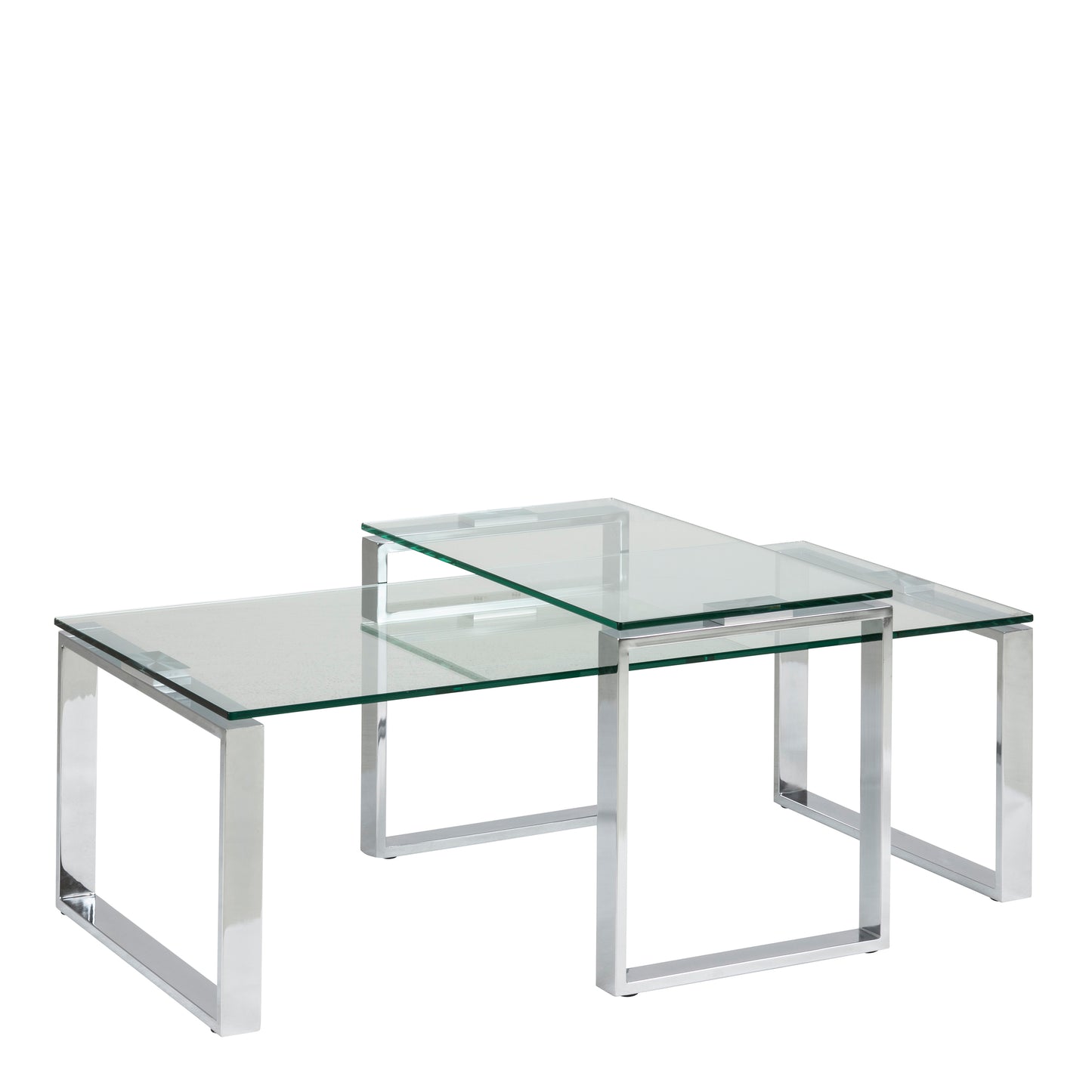 Element Coffee Table Set with Glass Top
