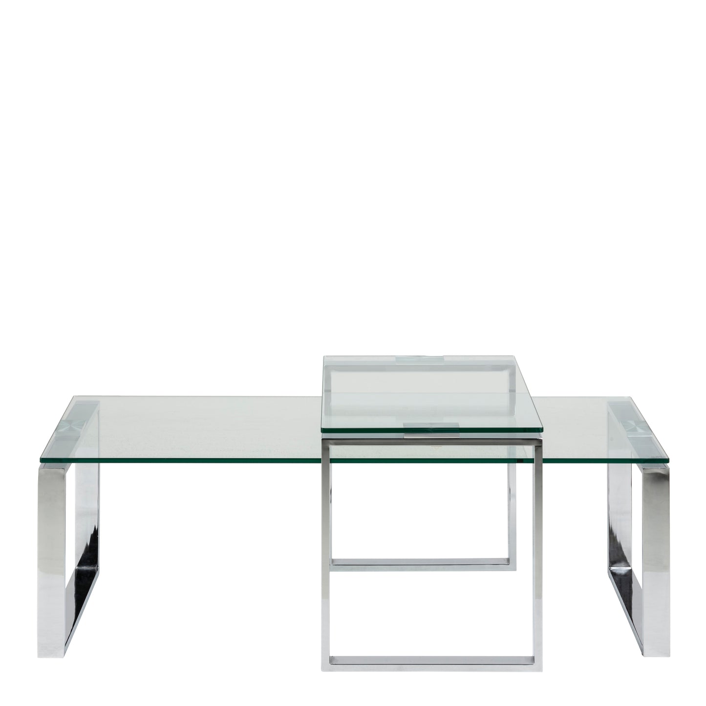 Element Coffee Table Set with Glass Top