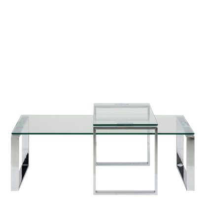 Element Coffee Table Set with Glass Top