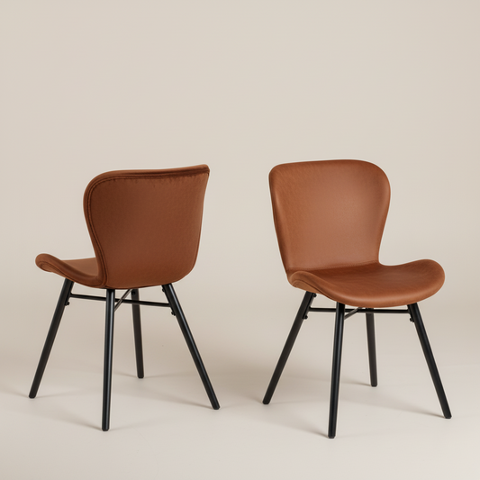 Batilda Dining Chair in Copper Set of 2
