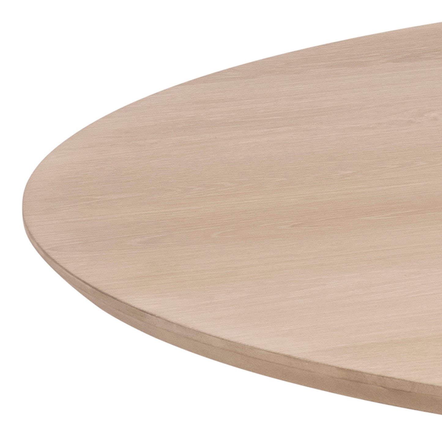 Corven Round Dining Table in White Oak 120x75cm