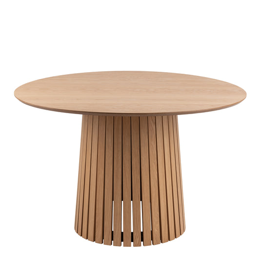 Christo Round Dining Table in Oak 120x75cm