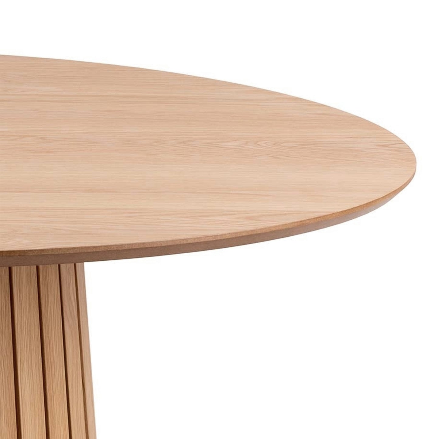 Corven Round Dining Table in Oak 120x75cm