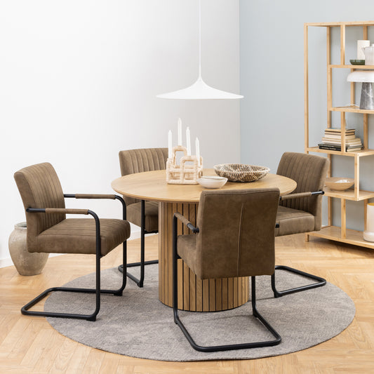 Yale Dining Table in Oak 120x75cm