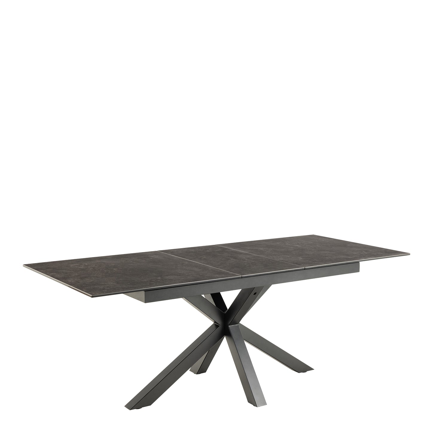 Meridian Extendable Dining Table with Ceramic Black Top 168–210cm
