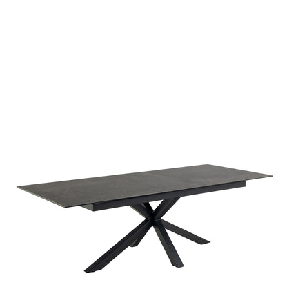 Meridian Extendable Dining Table with Ceramic Black Top 200–240cm