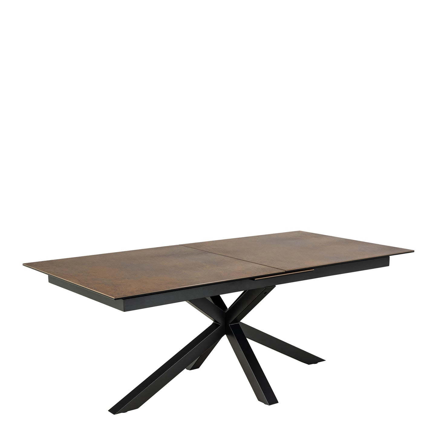 Meridian Extendable Dining Table with Ceramic Rusty Top 200–240cm