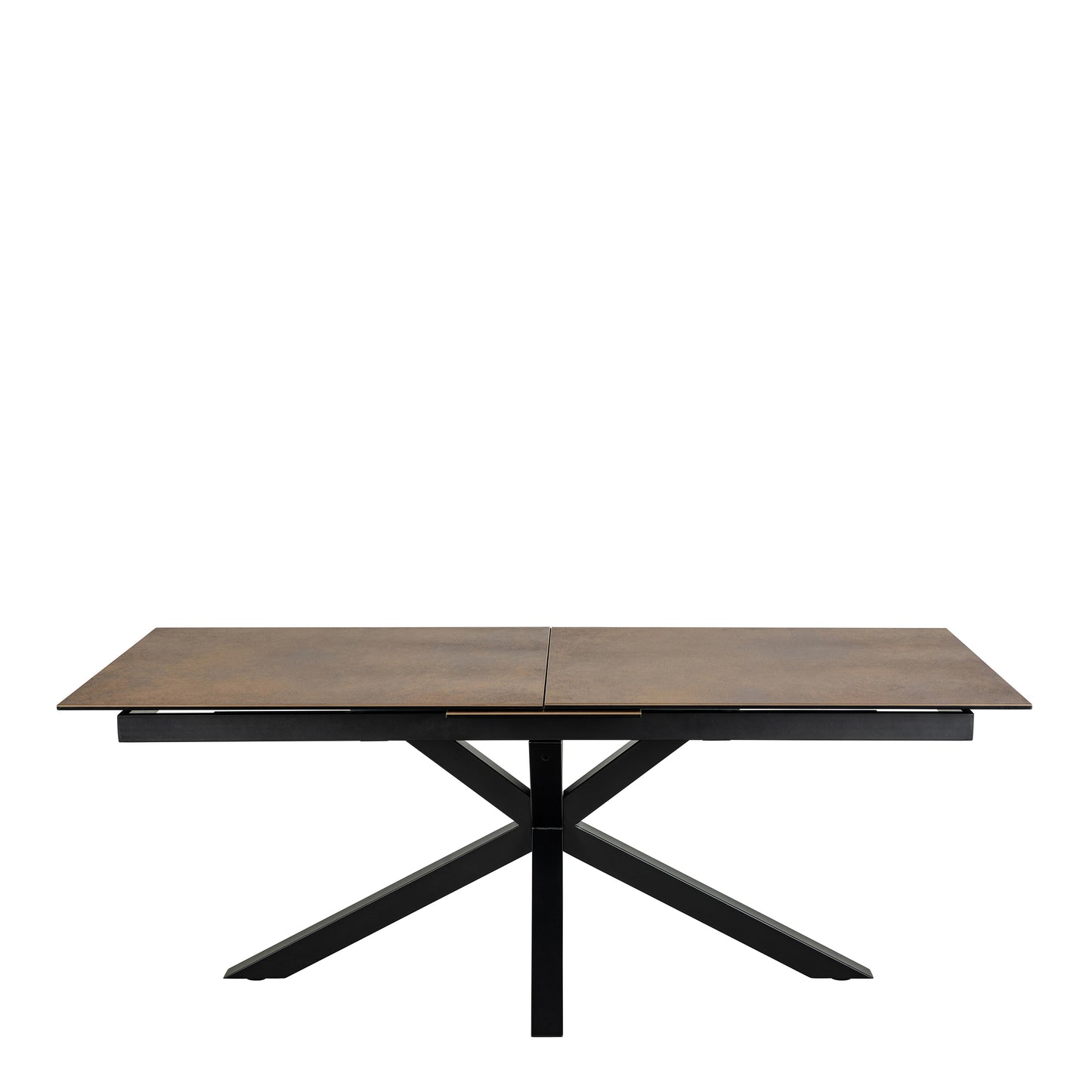 Meridian Extendable Dining Table with Ceramic Rusty Top 200–240cm