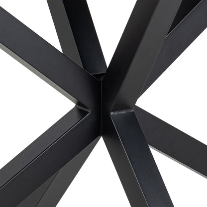 Meridian Dining Table with Ceramic White Top 135x80cm