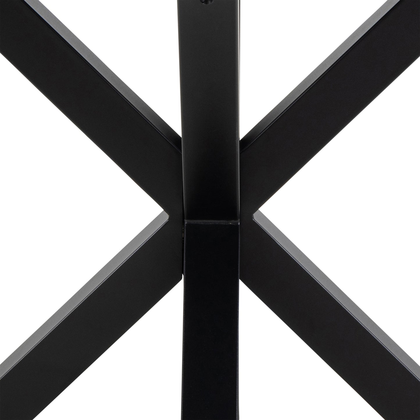 Meridian Round Dining Table with Ceramic White Top