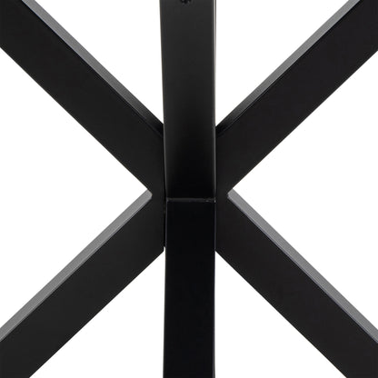 Meridian Round Dining Table with Ceramic White Top