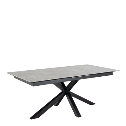 Meridian Extendable Dining Table with Ceramic Grey Top 200–240cm