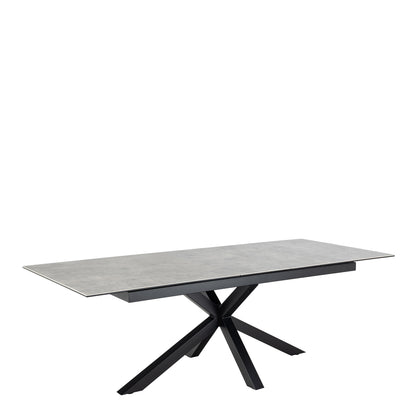 Meridian Extendable Dining Table with Ceramic Grey Top 200–240cm