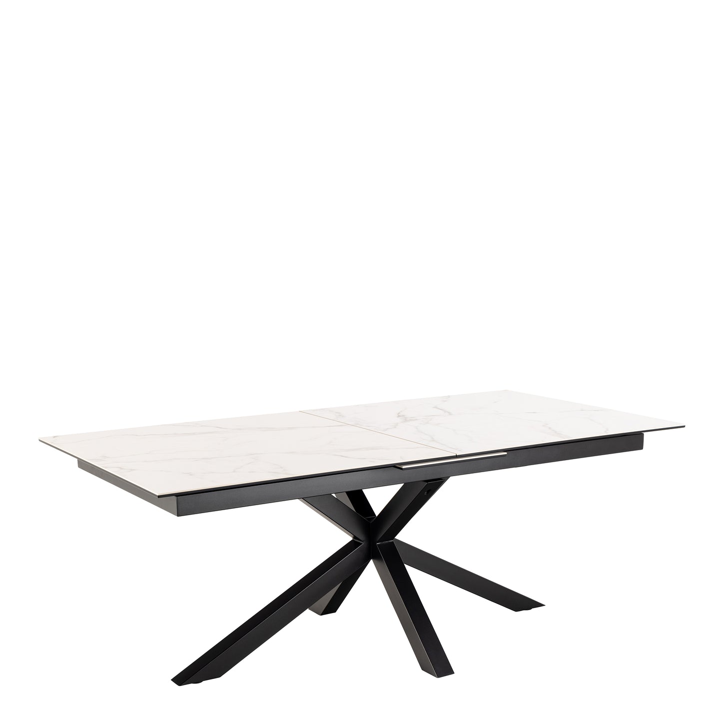 Meridian Extendable Dining Table with Ceramic White Top 200-240cm