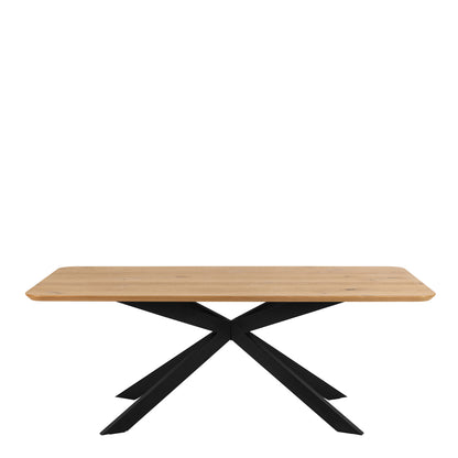 Varek Dining Table in Matt Oak