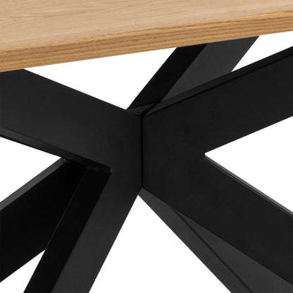 Varek Dining Table in Matt Oak