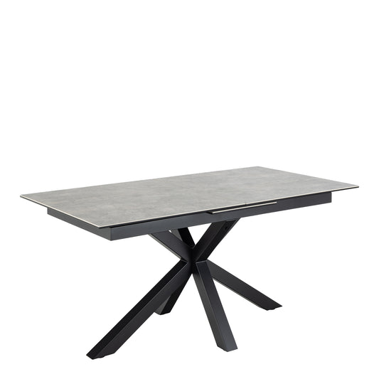 Heaven Extendable Dining Table with Ceramic Grey Top 168–210cm