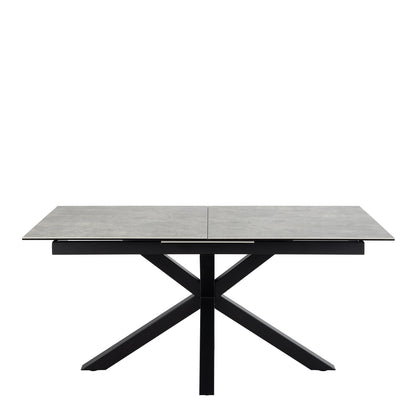 Heaven Extendable Dining Table with Ceramic Grey Top 168–210cm