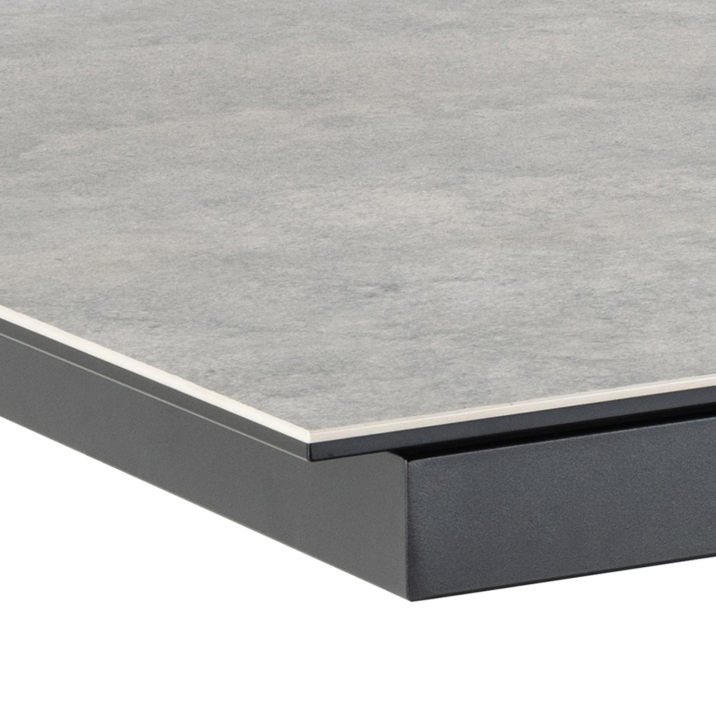 Heaven Extendable Dining Table with Ceramic Grey Top 168–210cm