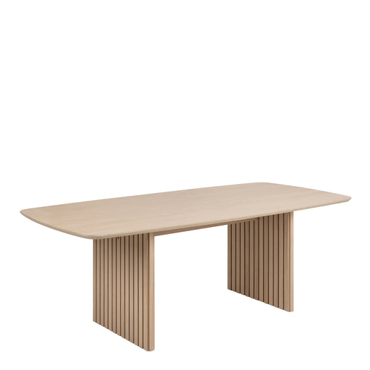 Christo Dining Table in White Oak 220x75cm