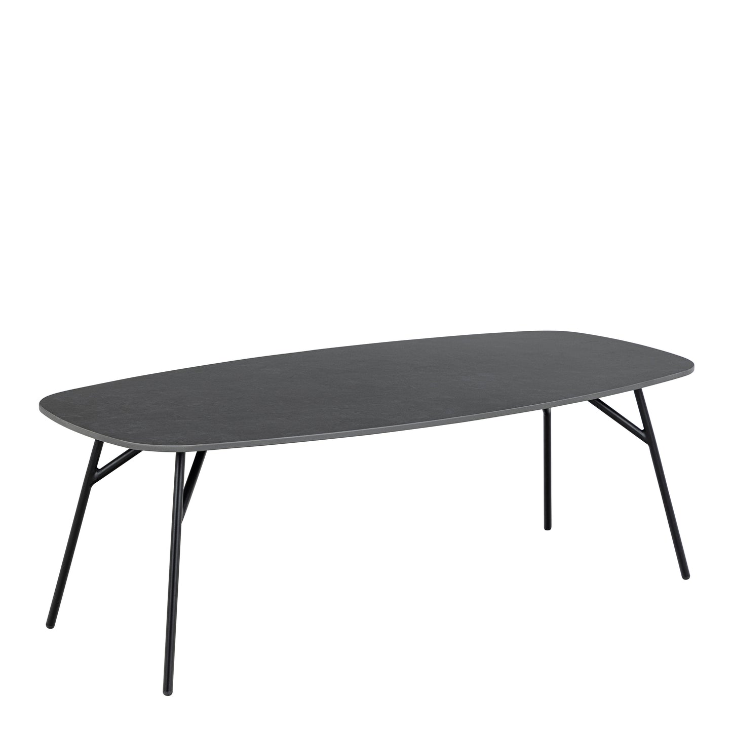 Ardell Rectangular Coffee Table in Black Ceramic