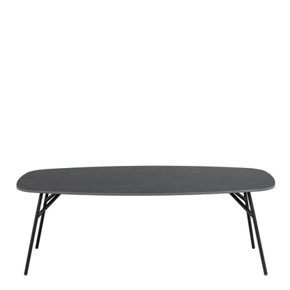 Ardell Rectangular Coffee Table in Black Ceramic