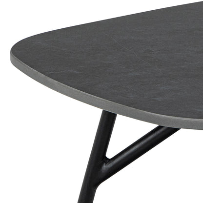 Ardell Rectangular Coffee Table in Black Ceramic