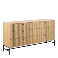 Oslo Wide Chest of 6 Drawers