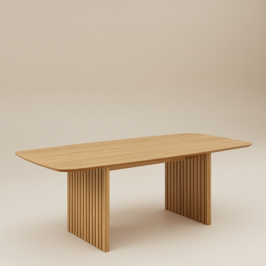 Corven Dining Table in Oak 220x75cm