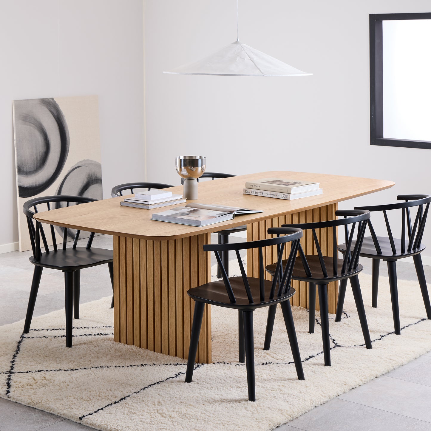 Corven Dining Table in Oak 220x75cm