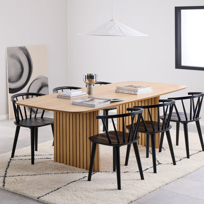 Corven Dining Table in Oak 220x75cm