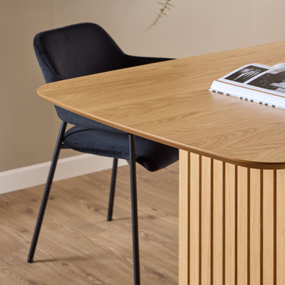 Corven Dining Table in Oak 220x75cm
