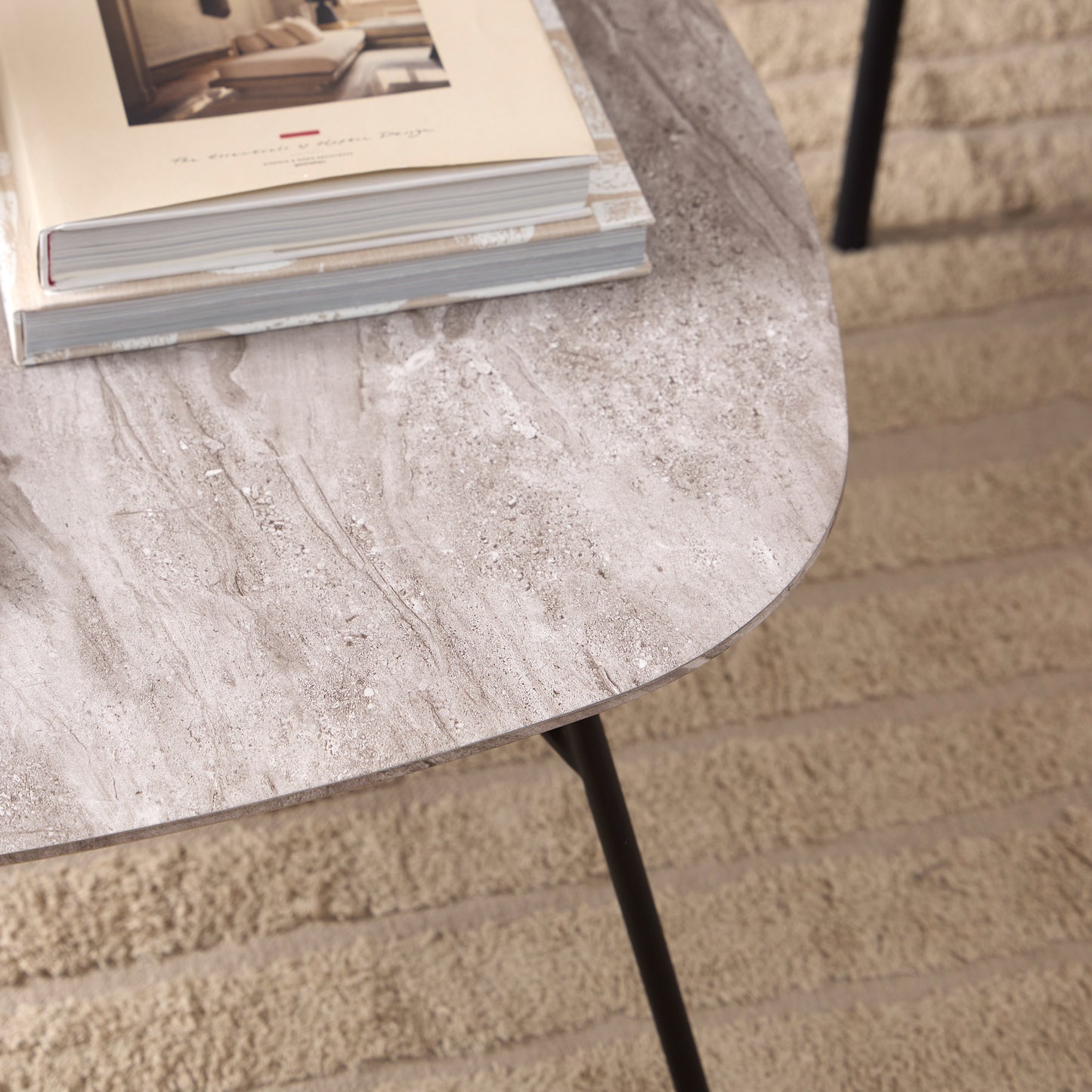 Ardell Coffee Table in Grey Marble Effect
