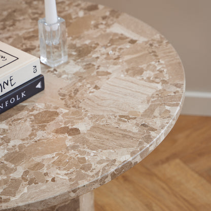 Portara Marble Round Coffee Table