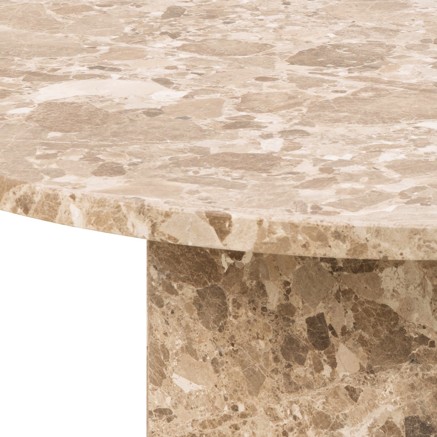 Portara Marble Round Coffee Table